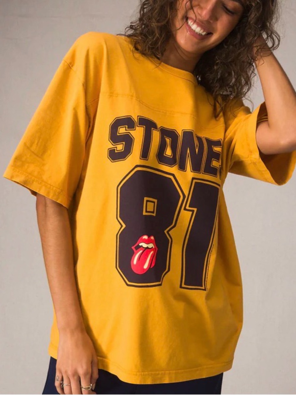 Junk Food THE ROLLING STONES '81 JERSEY TEE